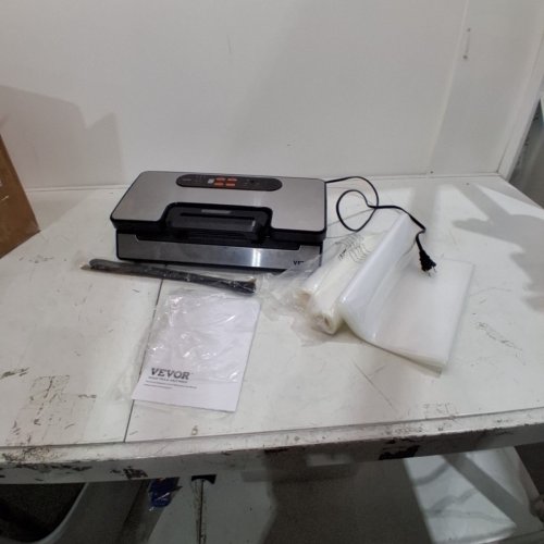 VEVOR VACUUM SEALER MACHINE, 90KPA 130W POWERFUL DUAL PUMP & DUAL SEALING, AUTOMATIC AND MANUAL AIR SEALING SYSTEM WITH BUILT-IN CUTTER, SEAL BAG & EXTERNAL HOSE (MODEL: VS5164) image 3
