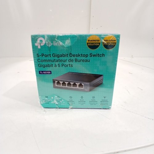 TP-LINK 5 PORT GIGABIT UNMANAGED ETHERNET NETWORK SWITCH (MODEL: TL-SG105) image 2