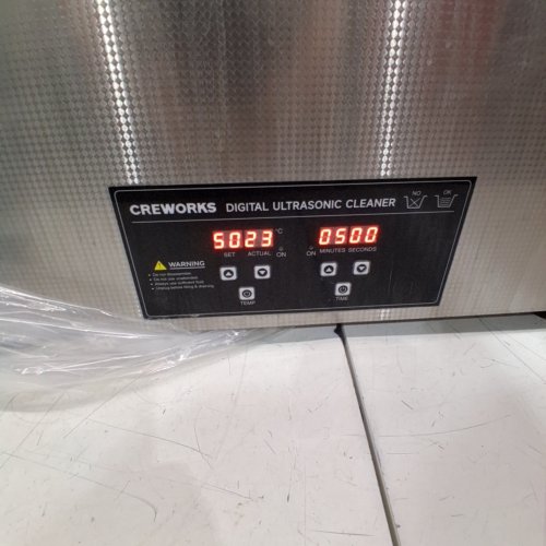 CREWORKS LARGE PROFESSIONAL COMMERCIAL ULTRASONIC CLEANER WITH TIMER AND HEATER FOR MOTOR ENGINE PARTS - 30L - 20.5" X 12.8" X 12.8" (MODEL: JX-100S) image 2