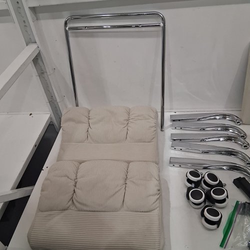 HOMRELEXA CRISS CROSS OFFICE CHAIR - WHITE - (MODEL: LBGYZ08) image 4
