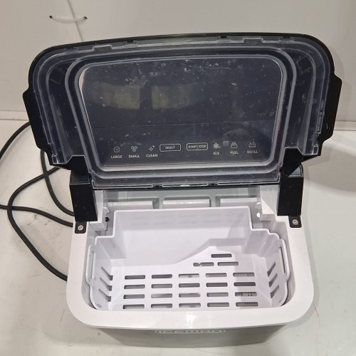ICEMAN DUAL-SIZE ICE SELF CLEANING PORTABLE COUNTER TOP ICE MAKER - 22LBS/ 24HRS - BLACK (MODEL: RJ56-BUL-12) image 4