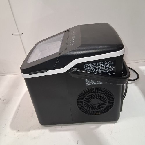 ICEMAN DUAL-SIZE ICE SELF CLEANING PORTABLE COUNTER TOP ICE MAKER - 22LBS/ 24HRS - BLACK (MODEL: RJ56-BUL-12) image 8