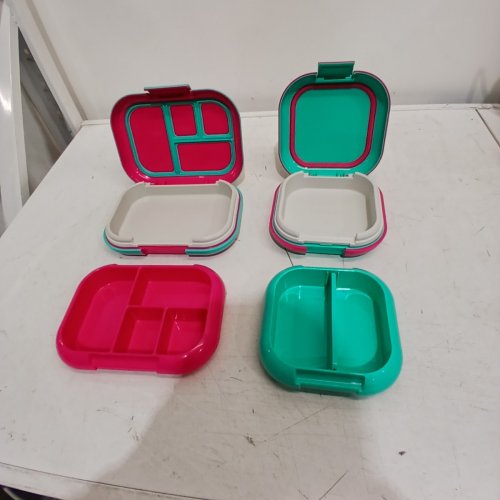 2PC BENTGO CHILL LUNCH CONTAINERS - TEAL/PINK (MODEL : 1997883) image 2