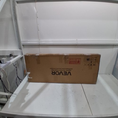 VEVOR FOLDING TABLE FOR BAR/TRADE SHOWS/HOME - 38" X 34" X 15" - 110LB CAP - BLACK/SILVER - (MODEL: DX9930) image 4