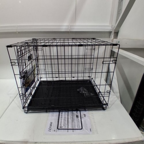 MIDWEST ICRATE SINGLE DOOR FOLDING DOG CRATE, 24" X 18" X 20" SMALL, (MODEL: 1524) image 2