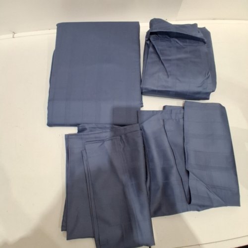 4PC GLUCKSTEIN STUDIO BERKELEY SHEET SET - QUEEN - BLUE (MODEL: 2200101) image 2