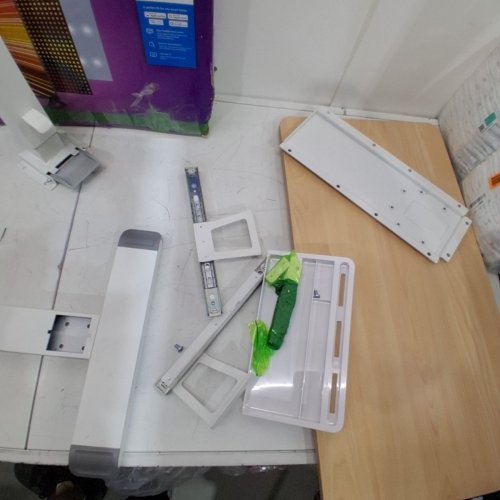 BEDSIDE MOBILE ROLLING LAPTOP DESK - 33" - WHITE image 4