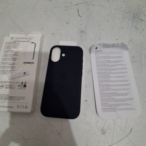 APPLE SILICONE CASE WITH MAGSAFE - FOR IPHONE 17 - BLACK (STYLE : MGF14ZM/A) image 2