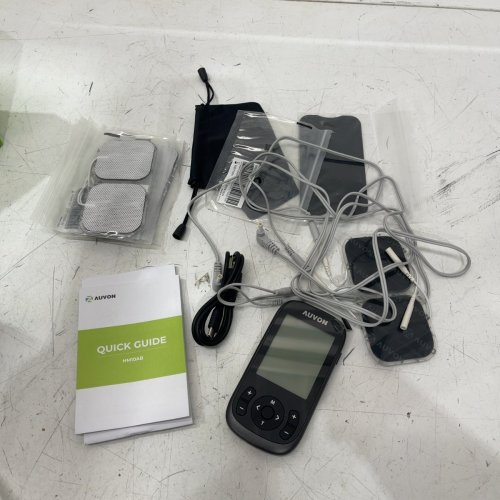 AUVON 3-IN-1 NERVE MUSCLE STIMULATOR TENS MACHINE EMS DEVICE WITH 24 MODES - (MODEL: HM10AB) image 2