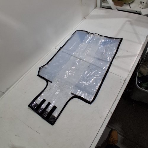 TRANSPARENT WATERPROOF LUGGAGE COVER BAG - 30'' image 2