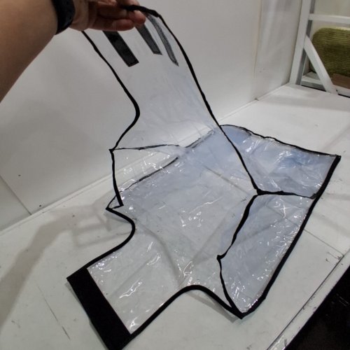 TRANSPARENT WATERPROOF LUGGAGE COVER BAG - 30'' image 3