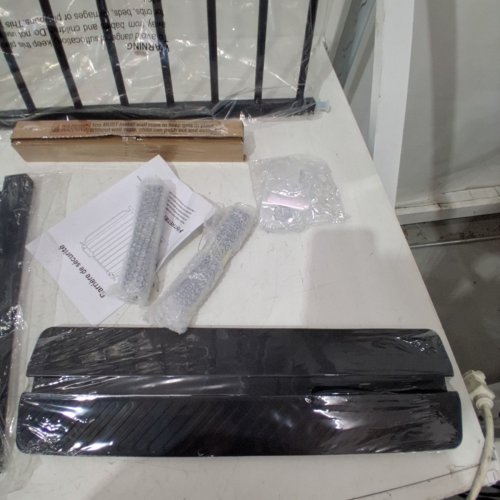 ALLAIBB EXTRA WIDE METAL PRESSURE BABY/PET GATE FOR ENTRANCEWAYS 71.65"-76.38" - BLACK (MODEL: W046) image 3