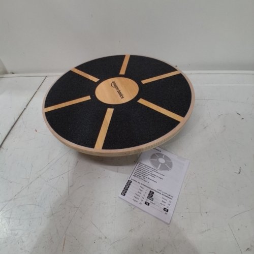 AMAZON BASICS WOOD WOBBLE BALANCE TRAINER BOARD - 15.5" image 2