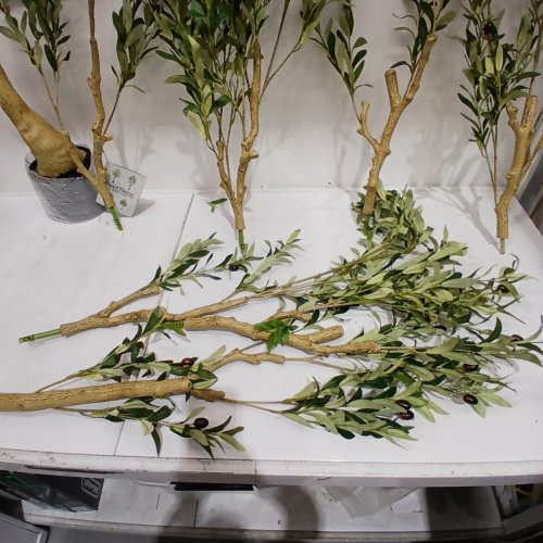 PHYTREE ARTIFICIAL OLIVE TREE - 7FT - GREEN image 3
