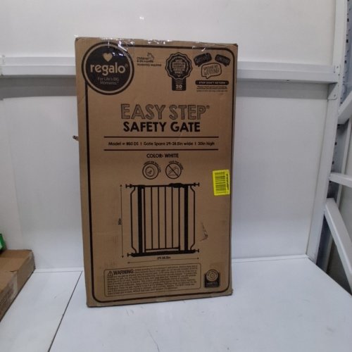 REGALO EASY STEP SAFETY GATE - 29"- 38.5" - WHITE (MODEL : 1160-DS) image 3