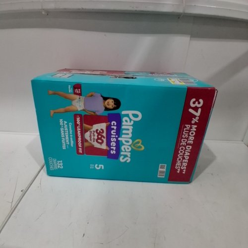 127PK PAMPER CRUISER BABY DIAPERS - SIZE 5 image 4