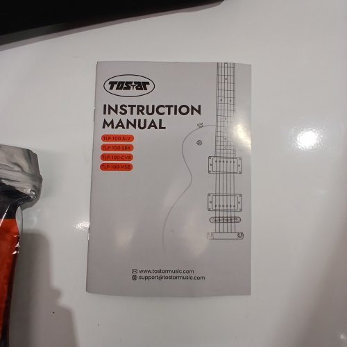 TOSTAR FULL SIZED LP STYLE ELECTRIC GUITAR WITH SMOOTH C-NEECK - RIGHT-HANDED -SUNBURST image 2