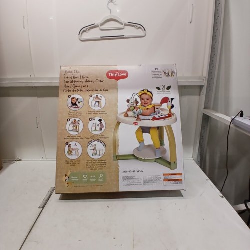 TINY LOVE 5-IN-1 HERE I GROW 3 HEIGHT ADJUSTABLE STATIONARY ACTIVITY CENTER - BOHO CHIC (MODEL: 04202CBOHO) image 4