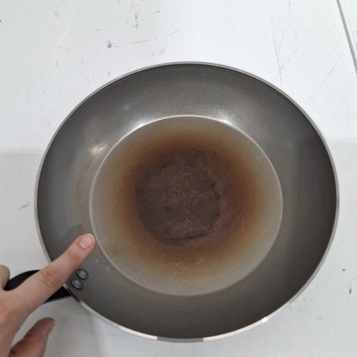 CARBON STEEL FRYING PAN - 11" - GREY image 3