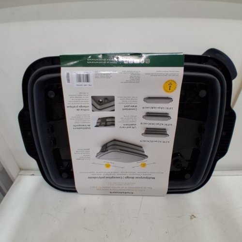 CUISINART 4-IN-1 EXPANDABLE PREP AND SERVE TUB - 4.6GAL - GREY/BLACK (MODEL: 2007043) image 3
