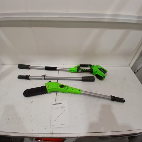 GREENWORKS CORDLESS ADJUSTABLE POLESAW **TOOL ONLY** - 24V - 8" BLADE - 9FT-14FT - GREEN/BLACK (MODEL: PS24B00) image 2