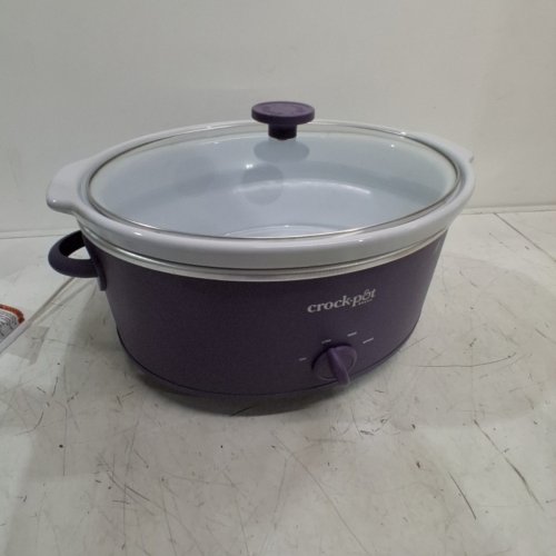 CROCK-POT OVAL SLOW COOKER CLASSIC - 7QT - PURPLE (MODEL: SCV700-PP) image 3