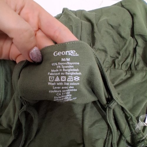 WOMEN'S GEORGE SLEEVELESS WIDE-LEG JUMPSUIT - MEDIUM - OLIVE GREEN (STYLE: GRS64100LD) image 3