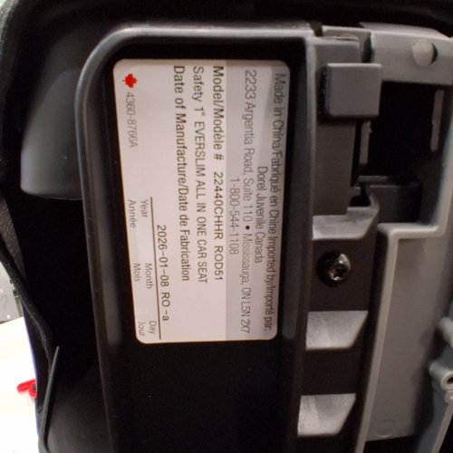 SAFETY 1ST EVERSLIM ALL-IN-ONE CONVERTIBLE CAR SEAT - BLACK (MODEL: 22440CHHR) image 2