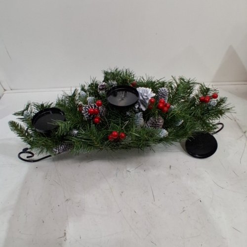 NATIONAL TREE COMPANY ARTIFICIAL CHRISTMAS CENTERPIECE - 30" image 2