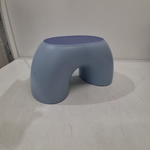 KIDS RAINBOW SHAPED FOOTSTOOL STEP STOOL SEAT- BLUE image 2