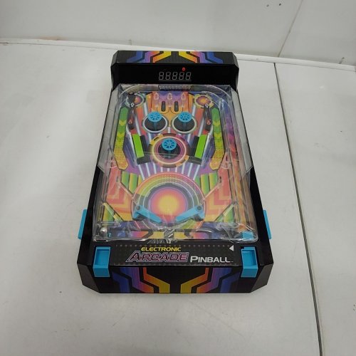 ELECTRONIC ARCADE PINBALL GAME WITH LIGHTS AND VIBRATING BUMPERS image 3
