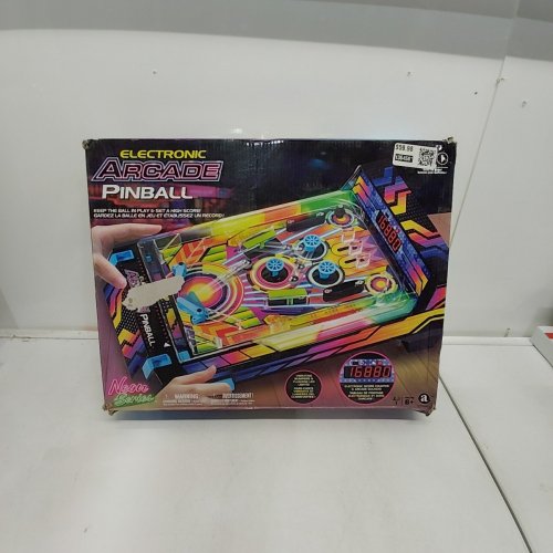 ELECTRONIC ARCADE PINBALL GAME WITH LIGHTS AND VIBRATING BUMPERS image 4