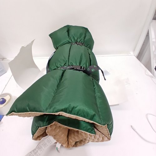 BRENT WOOF REVERSIBLE TRAVEL COOLING PET MAT - 26" X 43" - GREEN / KHAKI (MODEL: 1935076) image 3