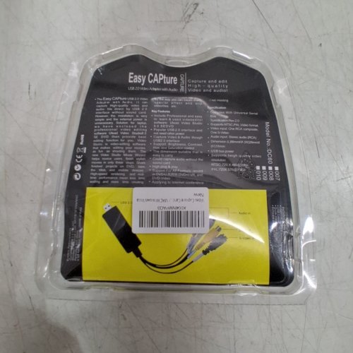 EASYCAP PLUG AND PLAY VIDEO ADAPTER WITH VIDEO CAPTURE FOR MONITORING RECORDING - USB 2.0 - BLACK image 3