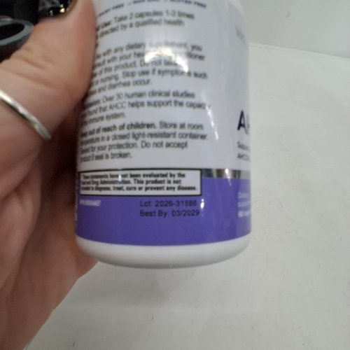 ( 60 CAPS) WELLEX AHCC DIETARY SUPPLEMENT image 3