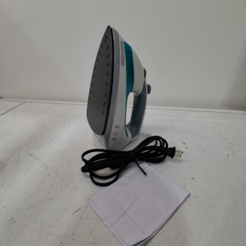 BLACK+DECKER LIGHT N EASY STEAM IRON WITH NONSTICK SOLEPLATE - 1200W - TEAL (MODEL: IR0820C) image 3