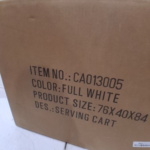 SERVING CART - 76 X 40 X 84 CM - WHITE (ITEM: CA013005) image 5