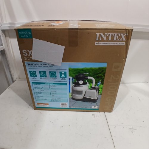 INTEX ABOVE GROUND POOL SAND FILTER PUMP WITH AUTOMATIC TIMER, 2100GPH (MODEL: 26645EG) image 6