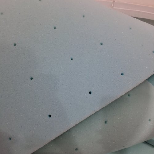 LUCID VENTILATED MEMORY FOAM MATTRESS TOPPER - KING - BLUE image 3