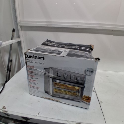 CUISINART COUNTERTOP AIRFRYER AND TOASTER OVEN - 1800W - 0.6 CU.FT - SILVER (MODEL: TOA-60C) image 8