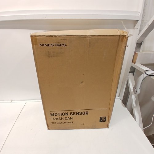 NINESTARS THE ORIGINAL TOUCHLESS AUTOMATIC MOTION SENSOR TRASH CAN 13.2 GAL/50L - SILVER - (MODEL: DZT-50-28SL) image 6