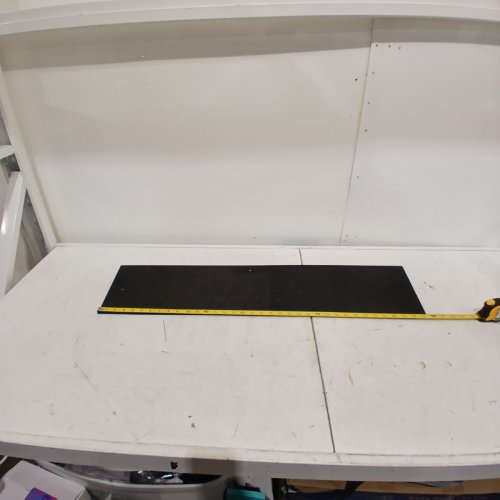 KIEKUMM THRESHOLD RUBBER RISE RAMP FOR DOORWAYS & HOME STEPS - 1-3/8" X 35" - BLACK (ITEM: LTR-9035) image 7