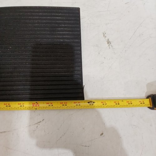 KIEKUMM THRESHOLD RUBBER RISE RAMP FOR DOORWAYS & HOME STEPS - 1-3/8" X 35" - BLACK (ITEM: LTR-9035) image 8