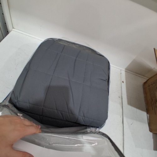 VEVOR WEIGHTED SHERPA BLANKET- 20LBS, QUEEN SIZE- GREY ( MODEL: XSH005) image 3