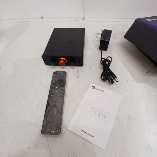 FOSI AUDIO MINI PREAMPLIFIER WITH 3 RCA INPUTS & BASS AND TREBBLE CONTROL - ADJUSTABLE GAIN 3/6/9DB - BLACK (MODEL: P4) image 4