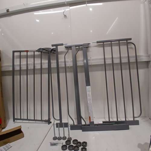 REGALO EASY STEP EXTRA WIDE BABY GATE - 29"- 49" X 30" - GREY (MODEL: 1164 EP DS) image 4