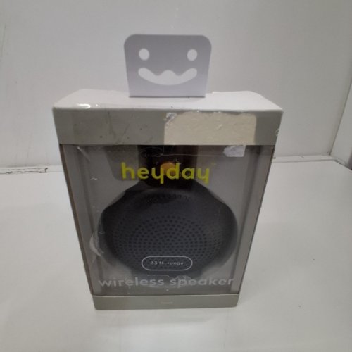 HEYDAY BLUETOOTH WIRELESS ROUND SPEAKER WITH HANGING LOOP - BLACK image 2