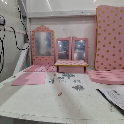 TEAMSON KIDS GISELE PLAY VANITY SET - PINK / GOLD image 5
