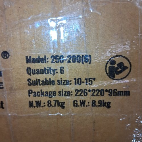 6PC QUICK CHANGE TOOL POST SET LATHE TOOL HOLDERS WITH TURNING TOOL - FOR 10" - 15" MINI LATHE - BLACK (MODEL: 250-200(6)) image 2