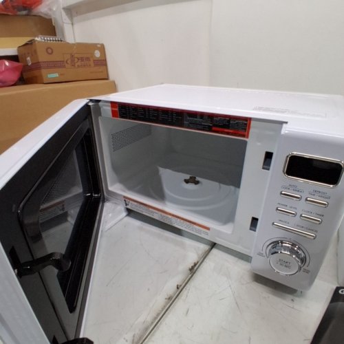 GALANZ RETRO STYLE COUNTERTOP MICROWAVE OVEN - 0.7CU.FT. - WHITE (MODEL: GLCMKZ07WER07) image 4